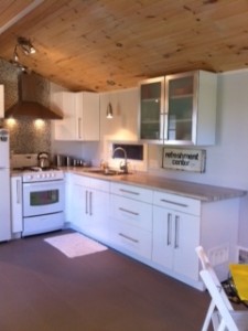 Renovated kitchen.